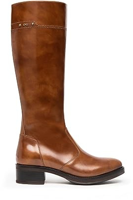 Nero Giardini I205781D Stivali Donna in Pelle - Cuoio 38 EU