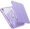 INFILAND Compatible con funda iPad Air 5th Generation 2022, funda iPad Air 4th Generation 2020 de 10,9 pulgadas con respaldo transparente y portalápices [admite carga inalámbrica] lavanda inglesa