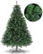 Künstliche Weihnachtsbäume mit 500 Zweigspitzen, faltbarem Standfuß, Metallscharnieren und einfach zu montierendem, grünem Weihnachtsbaum für Home Office Shop Party Dekoration
