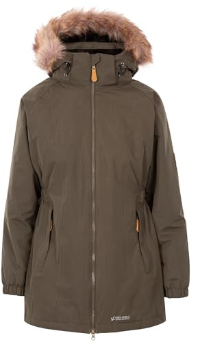 Trespass Celebrity Womens Fleece Lined Parka Jacket