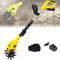 Samnuerly Escarificador eléctrico inalámbrico de 20 V, rotavator de Mano, cultivador eléctrico portátil, con batería Recargable, Profundidad de Trabajo de 16 cm, para Jardines, huertos, invernaderos