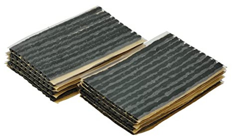 ZERINT TS-135D100 Tubeless Car Flat Tyre Repair Plugs Tire Repair Strings Rubber Strips 3.5 x 100 mm black 100 strips