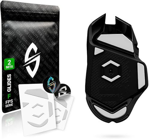 SensoryBoost FPS 2.0 Glides (2er Set) für Logitech G502 Kabel Version - Ultra Sanft, Mehr Kontrolle, Self-Polishing, Hochwertig, Langlebig - Ersatz-Mausfüße, Skates - Gaming Maus Upgrade Zubehör