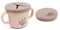 Done by Deer Foodie Snack & Trinkbecher Set Wally Rosa, 3-in-1 Kinderbecher – becher, trinklernbecher und snackbecher - Plastikbecher: 100% PP, Deckel: 100% Silikon alle Teile in Lebensmittelqualität