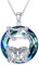 enjoylifecreative Damen Zwillinge Sternzeichen Kristall Halskette 925er Sterling Silber Gemini Geburtsstein Horoskop Anhänger Kette Sternbild Astrologie Schmuck Geschenke für Frauen Mädchen