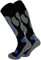 Cotton Prime 2 Paar Skisocken für Damen & Herren - Warme Ski Socken, Thermo Winterstrümpfe mit Polsterung, Kniestrümpfe, Skistrümpfe für Winter, Snowboarding, schwarz/blau, Gr. 43-46