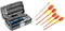 Högert HT1R462 Coffret à outils – Jeu de douilles tournevis à cliquet – Noir/bleu 1/4 & Stanley FatMax 0-65-443 Jeu De 6 Tournevis Isolés 1000V - Gamme FatMax - Fabriqué En France