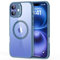 ESR for iPhone 16 Plus Case, Compatible with MagSafe, Shockproof Military-Grade Protection, Magnetic Phone Case for iPhone 16 Plus, Classic Hybrid Case (HaloLock), Clear Blue
