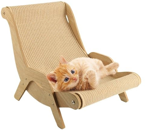 Sillón rascador for Gatos: Estable y Resistente, Ofrece la máxima Comodidad for la relajación y la diversión de su Mascota(L)