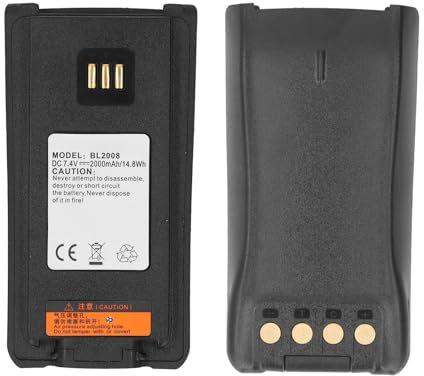 BL2008 7,4 V 2600 MAh Wiederaufladbarer Lithium-Akku, Ersatz für HYTERA PD700 PD750 PD780, für Funkgeräte