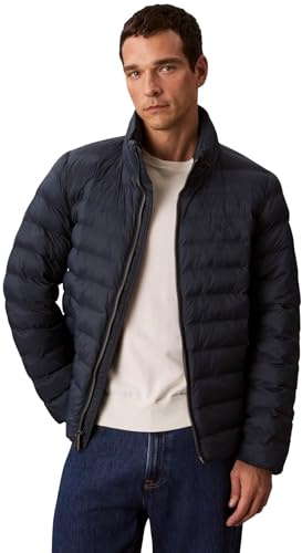 Calvin Klein Herren Steppjacke Nylon Hooded Puffer mit Kapuze