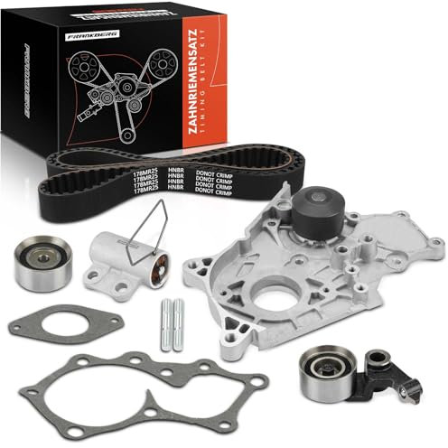 Frankberg Cinghia di trasmissione Pompa acqua Compatibile con C.o.r.o.l.l.a NDE12 ZDE12 ZZE12 2.0L 2002-2006 R.A.V 4 II A2 2.0L 2003-2001 A.v.e.n.s.i.s Verso M2 2.0L 2001-2005