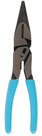 OX Pro MaxForce 9 Linesman Pliers – Heavy Duty Compound Action | Forged Steel | Induction-Hardened Cutting Edge | Ergonomic Grip