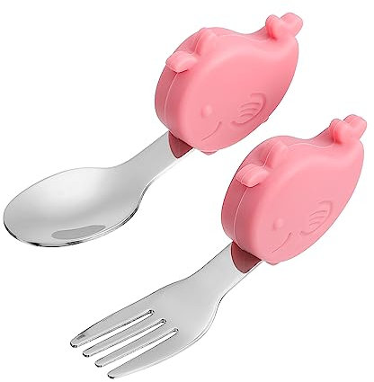 BESPORTBLE 1Satz Esslernlöffel Geschirr Für Selbstständiges Essen Kinderbesteck Im Wal Design Essgeschirr Für Kleinkinder Ab Monaten