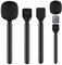 Mic Handle for DJI Mic 1/2 RODE Wireless GO II/ME/Pro, Handheld Interview Stand for Wireless Lavalier Microphone, Vlogging Podcast Rig Adapter, Replacement Holder Mount for DJI/RODE