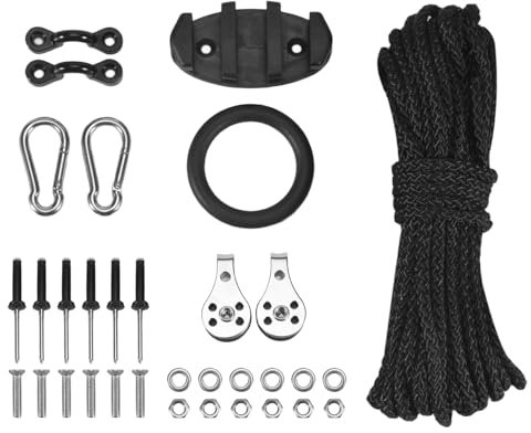 Steowsey Anchor Trolley Kit Aufblasbares, Robustes Kajak Kanu Anchor Auto Kit System mit ZubehöR