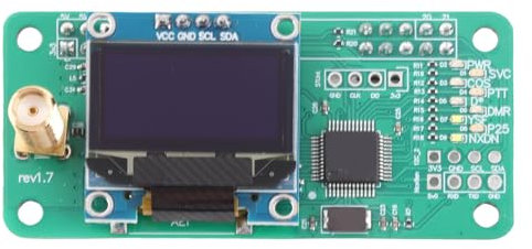 MMDVM Hotspot -Modul, UHF VHF UV MMDVM Hotspot -Board Kit SMA Schnittstelle LED Anzeige Modem mit Antenne für P 25 D Sternensystem Integration PI