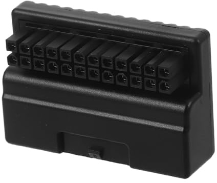 Housoutil ATX Winkeladapter Mainboard Stromanschluss für Pc Motherboard Power Supply Connector Platzsparend Stabile Stromübertragung Kompatibel mit Gängigen ATX Netzteilen für Kompakte