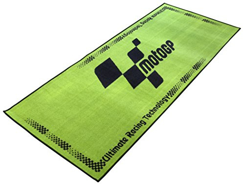 Motogp Green With Black Logo Pro Garage Pit Mat 190 X 80cm