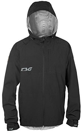 TSG Herren Drop Rain Jacket Jacke, Black, S
