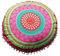 HUHU833 Indische Mandala Kissen, Runde Bohemian Home Kissen Kissenbezug Home Decor 43 * 43cm (E)