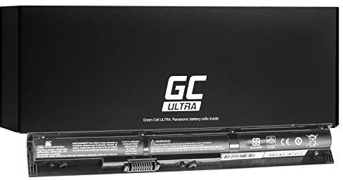 Green Cell® Ultra Série VI04 Batterie pour HP 17-P, HP ProBook 440 G2 445 G2 450 G2, HP Pavilion 14-V 15-P 17-F, HP Envy 14-U 15-K 17-K Ordinateur PC Portable (Les Cellules Panasonic, 3400mAh, Noir)