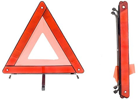 Inox Trade Warndreieck SUPER Mini PKW LKW Warnschild ERSTE Hilfe Notfall DREIECK
