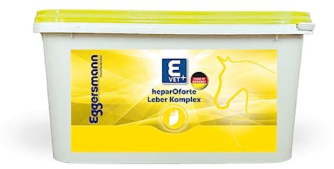 Eggersmann Ergänzungsfutter für Pferde und Ponies – Zusatzfutter für Leberprobleme – 2 kg Eimer