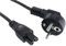 Câble d'alimentation pour ordinateur portable avec fiche Schuko 3 pôles Motif trèfle Mickey Mouse 3 pôles 1 m AC Compatible avec HP IBM Acer Dell Lenovo