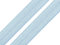 maDDma 1m Falzgummi 20mm Faltgummi elastisches Einfassband Schrägband Saumband Farbwahl, Farbe:Babyblau