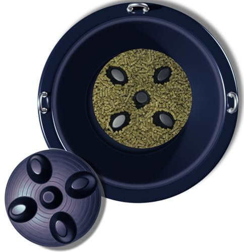 Drop 'N' Slow® Patentierter 30,5 cm langsamer Futterspender für Pferde, zur Reduzierung von Würgen, zur Eindämmung schlechter Essgewohnheiten und zur Förderung Einer gesunden Verdauung bei Pferden,