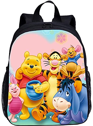 Winnie The Pooh Kindergartentasche, Kinderanimation 13 Zoll, Kinderrucksack, Nylon Langlebig Und Wasserdicht, Jungen, Mädchen (Pooh -5,27 * 14 * 35cm) (Pooh -5,27 * 14 * 35cm)