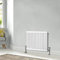 Blümme Traditional 600 x 830mm Horizontal Cast Iron Radiator Central Heating Radiators Double Column White