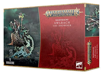 Games Workshop - Warhammer - Age of Sigmar - Nighthaunt Awlrach The Drowner, Figurine en Plastique, Tabletop Game, Nighthaunt Army Building, Noir