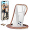GOODVISH Handykette kompatibel mit iPhone 12 Pro Max 6,7 Display,Necklace Hülle mit Band Handyhülle für zum Umhängen,Transparent Case mit Schnur Schutzhülle Phone 12 Pro Max mit Kordel, Rainbow