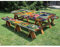 Palm Leaves - Mantel ajustable de poliéster para mesa de picnic y banco, 72 pulgadas, fondo de plantas tropicales de la selva, para exteriores, parque, terraza, 28 x 72 pulgadas