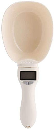AID Pet Food Measuring Scoop Dog Food Measuring Cup,Digital Scale Spoon Detachable Cup Feeding Bowls for Measuring Pets Food