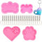 Molde Para Perros,Molde Huella Perro,4Piezas Moldes Mascotas,Molde Resina Epoxi,Molde Resina,Molde Perro,Moldes Para Resina,Moldes Silicona Para Perros,Molde Silicona Para Perros,Moldes Silicona Perro