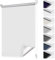 smartdemo Verdunklungsrollo ohne Bohren & mit Bohren, Klemmrollo Fensterrollo Weiß 50x130cm(BxH), Thermorollo Sichtschutz und Sonnenchutz, Klemmrollo rollos für Fenster & Tür