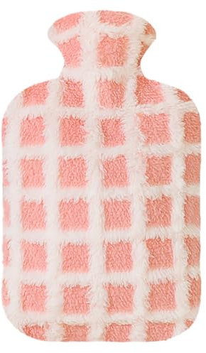 OliviaLiving Hot Water Bottle with Soft Premium Cover, 1.5L Hot Water Bag for Menstrual Cramps, Neck and Shoulder Pain Relief, Hot and Cold Therapies, Hand Feet Warmer