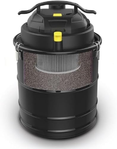 Valo Aspiradora de Cenizas Premium - Aspiradora de Chimenea con Función de Soplado, 1.800 Vatios, 20 Litros