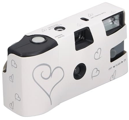 Einwegkameras, Filmkamera 35 Mm, Einmalige 35 mm Kamera mit Blitz, Einwegkamera mit 27 Belichtungen 35 mm Farbfilmen für Reiselager, Einfaches Fotografieren