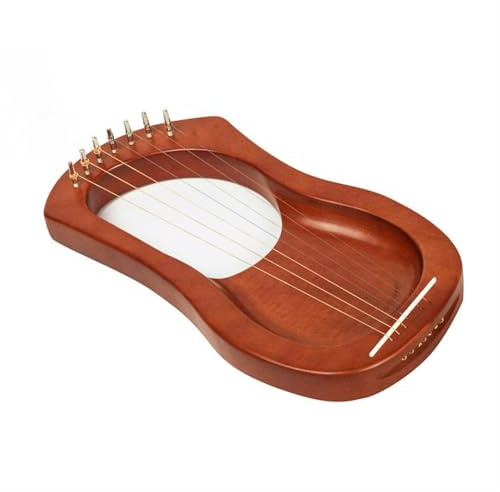 Erwachsene harfe Kleine Harfe Nischeninstrument Khaki Mahagoni Material