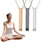 3PCS Mindfulness Necklace, Anxiety Relief Necklaces, Portable Deep Breathing for Men Women Meditation
