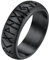 Supcare Verlobungsring Herren Viking Luhn Rune Ring Männer Fingerring Edelstahl Ring Herren Wikinger Schmuck Siegelring Rock Bandring Schwarz Statement Ring Personalisiert Modeshcmuck für Freund
