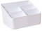 Folpus Desktop Storage Box Fernbedienung Halter Tabletop Organizer Make-Up Lagerung Fall Display für Wohnheim, Weiß