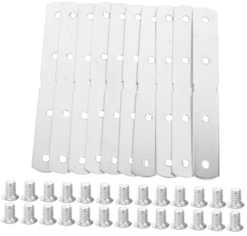 BUGUUYO 10pcs Heavy Duty Corner Braces Metal Mounting Plate Corner Bracket for Wood Decorative
