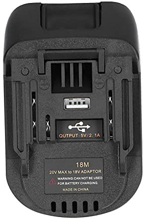 Adattatore batteria da 18 V Mavaol Stanley, ricarica USB, nylon a calore 66, leggero portatile, per lavoro esterno e uso pesante