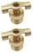 Air Tank Drain Valve, 2 Pcs Brass Male Air Compressor Drain Valve with Wing Style Handle, Tank Drain Cock Replacement Part (DN10)