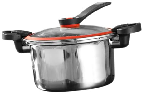 GRIRIW Olla Presión De Inoxidable Para Cocina Olla De Estofado Presión Apta Para Inducción y Gas Utensilio De Cocina Multifuncional